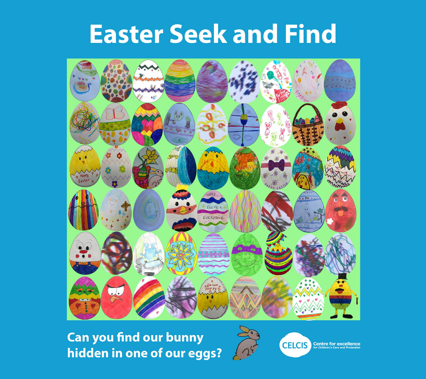 Can you find the easter bunny?