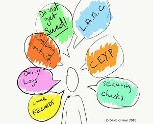 Labels relating to the difficulties in navigating through the social child care system