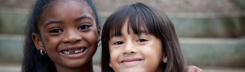 Two smiling children