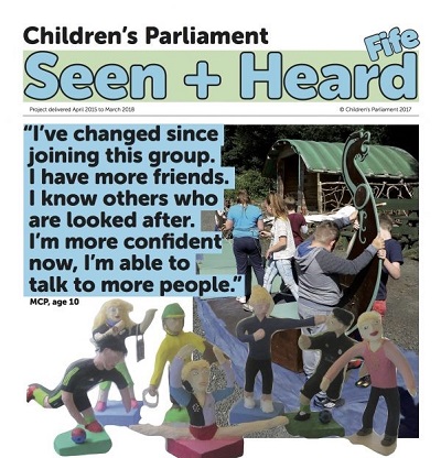 Front cover of Seen and Heard magazine