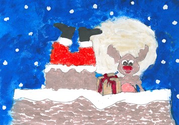 Winning Christmas card, 2016