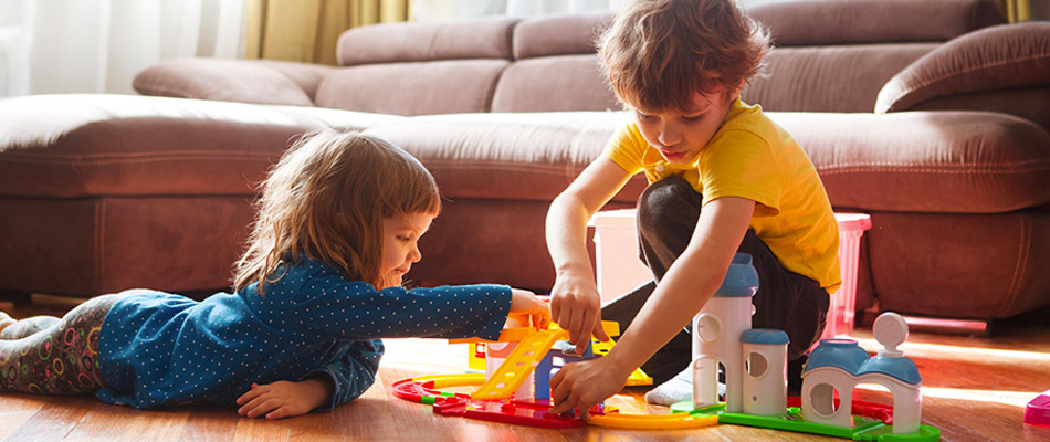 Children playing together