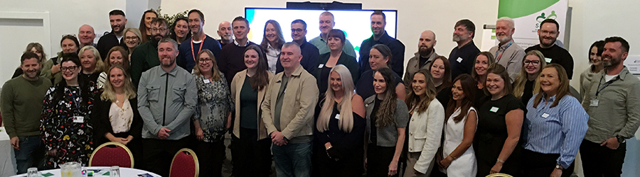 A group picture of the SPRAG meeting 2025 with the Natalie Don-Innes, Minister for Children, Young People and The Promise.