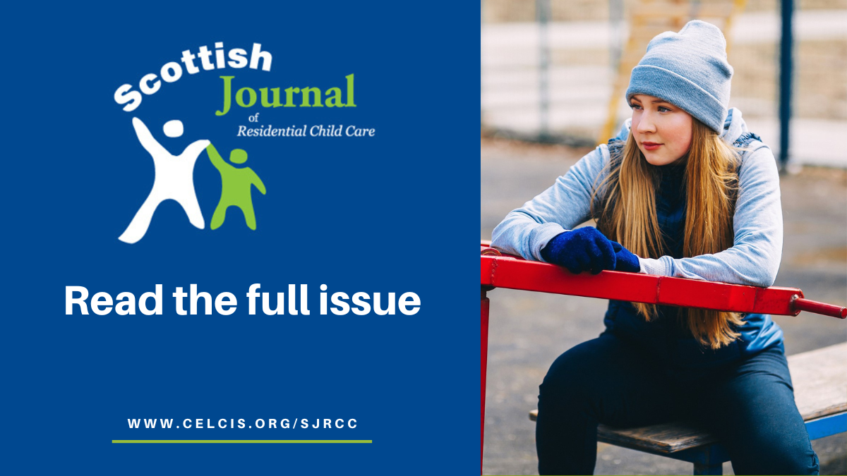 Scottish Journal of Residential Child Care Vol 22 No 2