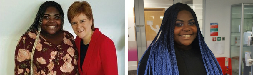 Pictures of Stephanie - one with Nicola Sturgeon