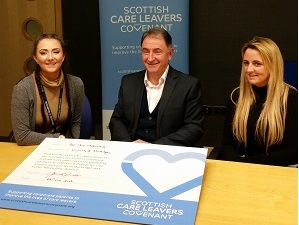Sir Jim McDonald at the Scottish Care Leavers Covenant