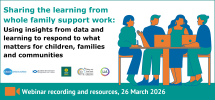 Using insights from data and learning to respond to what matters for children, families and communities