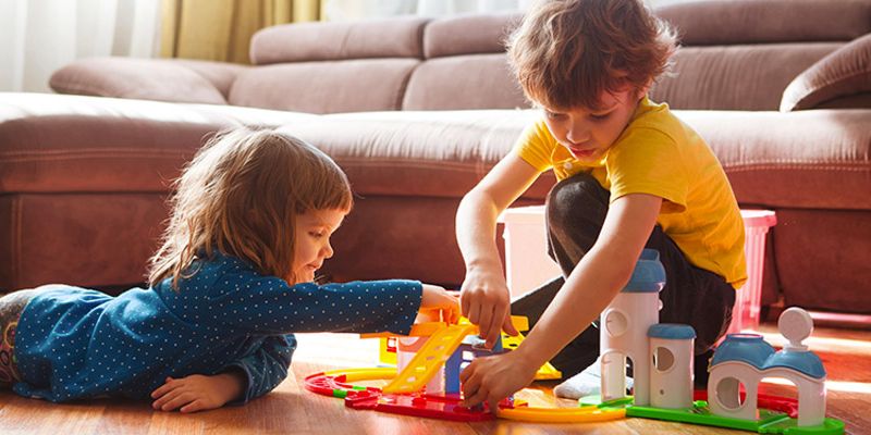 Children playing together