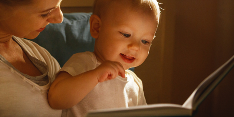 A happy toddler